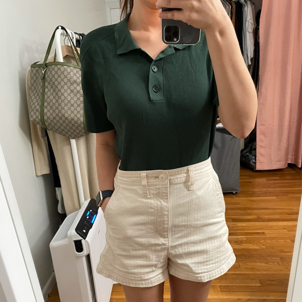 Short sleeve polo sweater from little moon